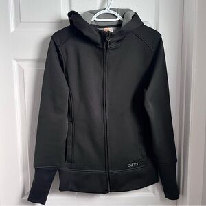 Burton hoodie Women Medium full zip sweatshirt Colombo dryride pullover black